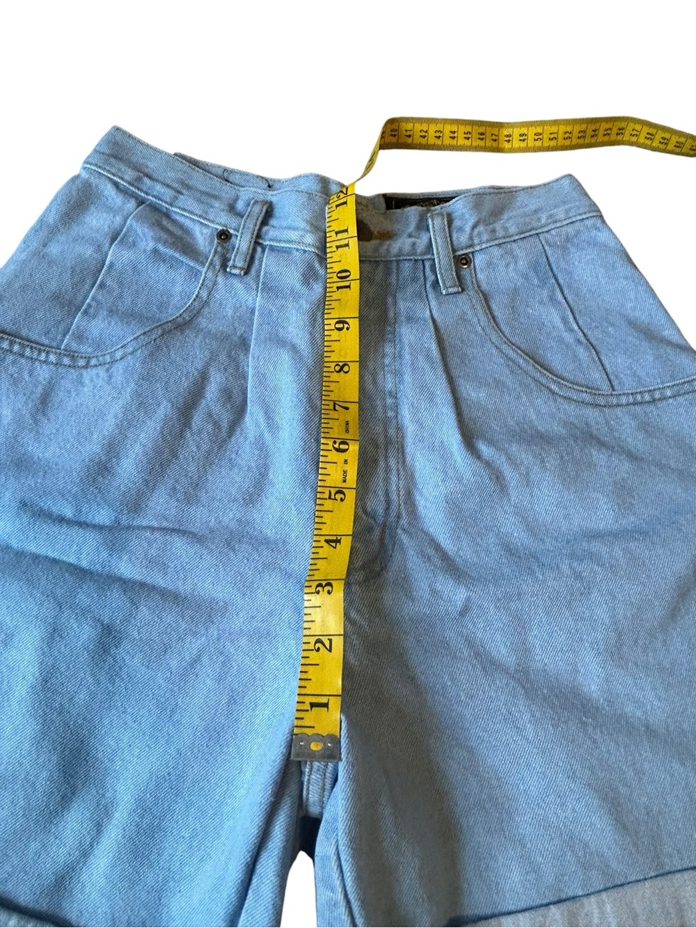 Vintage Eddie Bauer Mom Jorts Size 6 High Rise Denim Shorts 80s 90s - Picture 7 of 9